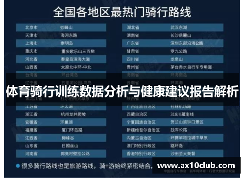 体育骑行训练数据分析与健康建议报告解析